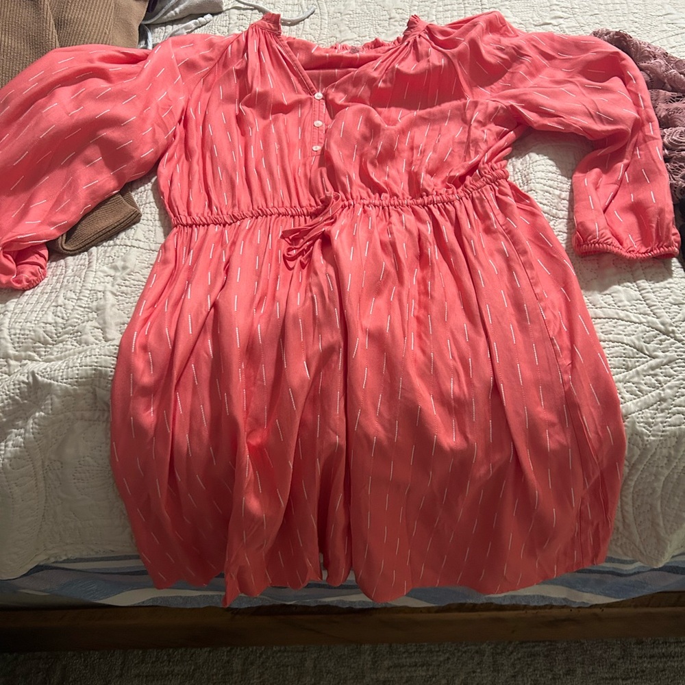 Coral Pink Matching Dresses